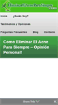 Mobile Screenshot of eliminarelacneparasiempre.com